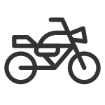 Basic Motorcycle SVG Icon